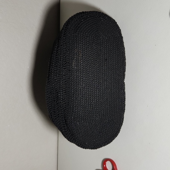 Crochet Purse Hobo Womens shoulder bag black flower - Picture 5 of 13